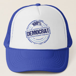 民主党政権の100%の青 キャップ