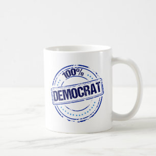 民主党政権の100% コーヒーマグカップ