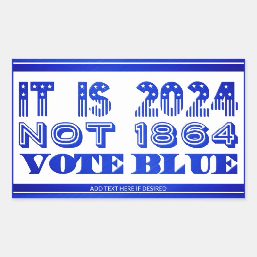 民主党議員2024 長方形シール (正面)