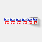 民主党選挙シンボル サテンリボン (正面)