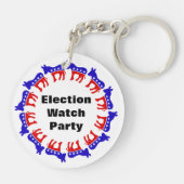 民主党選挙監視パーティー キーホルダー (裏面)