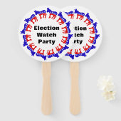民主党選挙監視パーティー ハンドファン (正面&裏面)