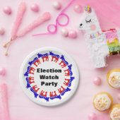 民主党選挙監視パーティー ペーパープレート (パーティー)