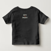 民主党4民主主義Tシャツ トドラーTシャツ (裏面)