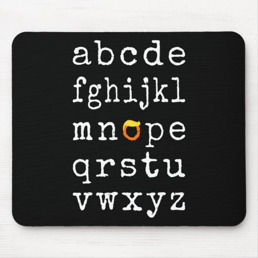 民主党 おかしいウィッグ トランプ 選挙 反トランプ マウスパッド (正面)