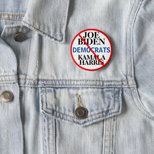 民主党 バイデン ハリス 編集 名前 缶バッジ (インサイチュ)