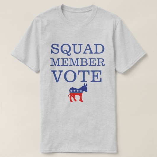 民主党Tシャツの投票 Tシャツ (デザイン正面)