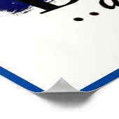 民主化が挑戦し、自由の聖火を掲げたポスター ポスター (角)