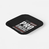 民主化推進アンチプロジェクト2025トランプ2025 ペーパープレート (傾斜あり)