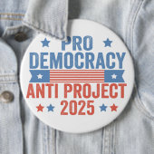 民主化推進アンチプロジェクト2025共和党トランプ 缶バッジ (インサイチュ)