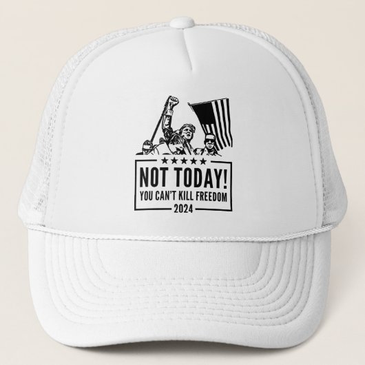 民主化推進トランプ2024 Trucker Hat キャップ (正面)