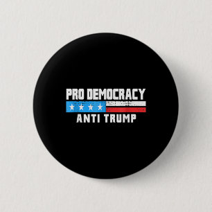 民主化推進 – アンチトランプ4日7月Patriotic F 缶バッジ