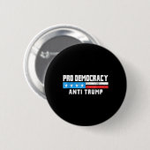 民主化推進 – アンチトランプ4日7月Patriotic F 缶バッジ (正面&裏面)