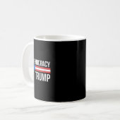 民主化推進 – アンチトランプ – コーヒーマグカップ (正面左)