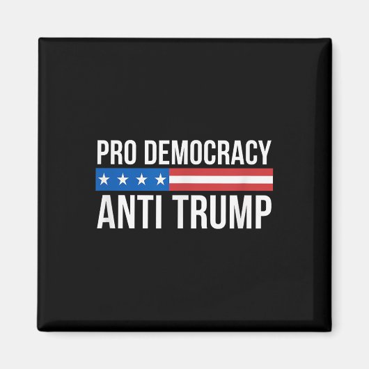 民主化推進 – アンチトランプ – マグネット (正面)