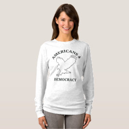 民主化派の政治 Tシャツ