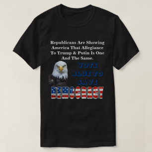 民主化Tシャツ救に投票する Tシャツ
