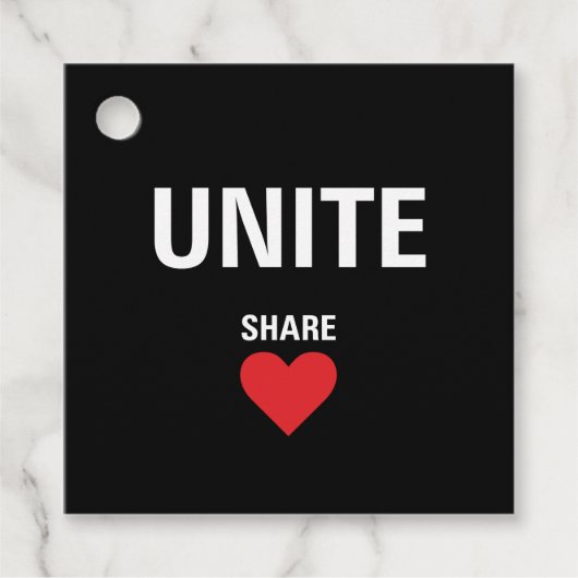 民主政治を統合する フェイバータグ (正面)