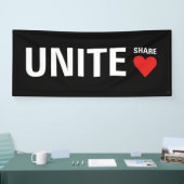 民主政治を統合する 横断幕 (トレードショー)