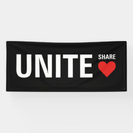 民主政治を統合する 横断幕