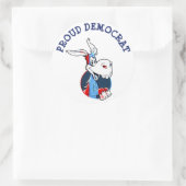 民主政治誇りを持ったパーティーロバ愛国主義 ラウンドシール (バッグ)