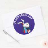 民主政治誇りを持ったパーティーロバ愛国主義 ラウンドシール (封筒)