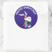 民主政治誇りを持ったパーティーロバ愛国主義 ラウンドシール (バッグ)