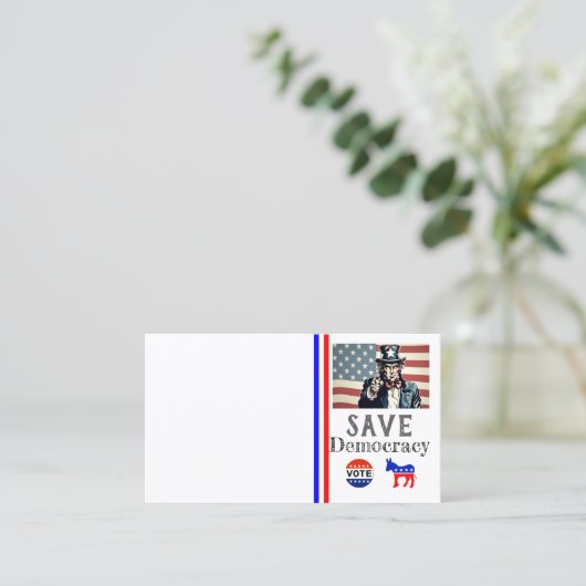 民主救化の名刺 名刺 (スタンド正面)