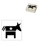 民主的なアイコンのアートスタンプ ラバースタンプ (押印)