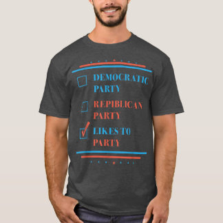 民主的なパーティー共和党パーティーはパーティーに好き4 Tシャツ