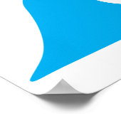 民主的なロバがブルーウェーブに乗り込む ポスター (角)