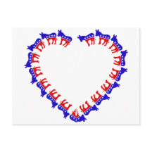 民主的なロバのハート