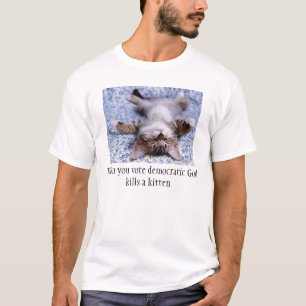 民主的な神の殺害を…投票する時、cute_cat tシャツ