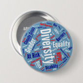 民主的な言葉ボタン 缶バッジ (正面&裏面)