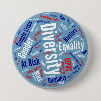 民主的な言葉ボタン 缶バッジ