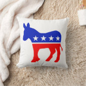民主的パーティー政治エンブレム（ロバ） クッション (ブランケット)