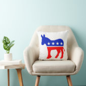 民主的パーティー政治エンブレム（ロバ） クッション (椅子)