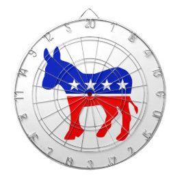 民主的パーティー政治エンブレム（ロバ） ダーツボード