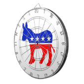 民主的パーティー政治エンブレム（ロバ） ダーツボード (正面右)