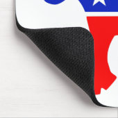 民主的パーティー政治エンブレム（ロバ） マウスパッド (コーナー)