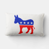 民主的パーティー政治エンブレム（ロバ） ランバークッション (裏面)