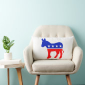 民主的パーティー政治エンブレム（ロバ） ランバークッション (椅子)