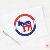 民主的パーティー記号 ラウンドシール (封筒)