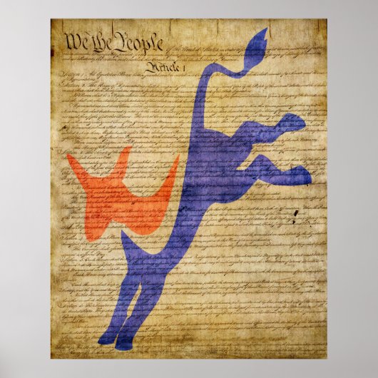 民主的パーティー ポスター (正面)