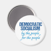 民主社会主義の定義の社会主義者 マグネット (正面/裏面)
