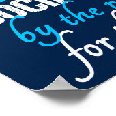 民主社会主義の社会民主主義の定義 ポスター (角)