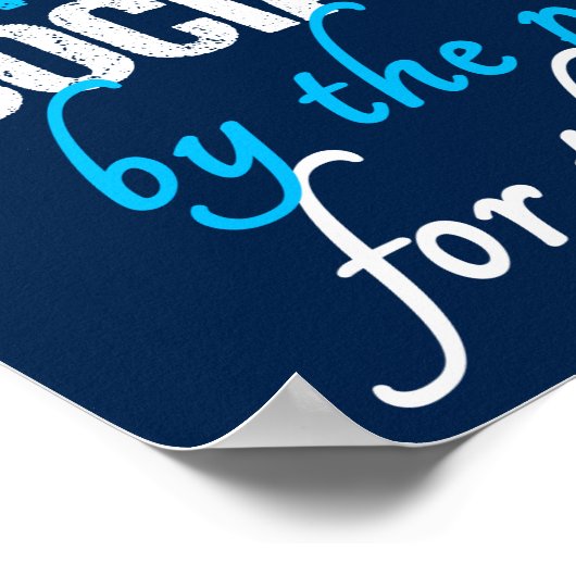 民主社会主義の社会民主主義の定義 ポスター (角)