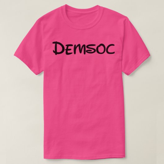 民主社会主義デムソック Tシャツ (デザイン正面)