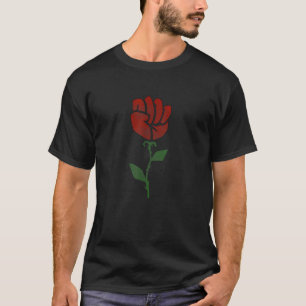 民主社会主義労働者の権利の労働バラFi Tシャツ
