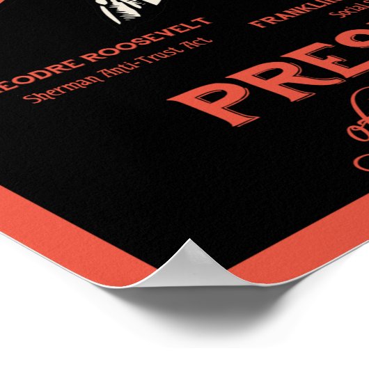 民主社会主義大統領 ポスター (角)